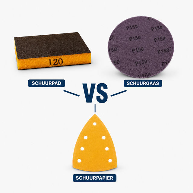 Schuurgaas of schuurpapier: wat is het verschil en wanneer gebruik je wat? | MOOZERS