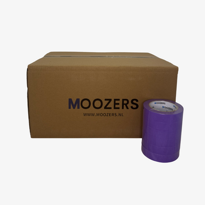 DOOS MOOZERS | 36 Rollen | Washi | Schilderstape paars | 24mm x 50m