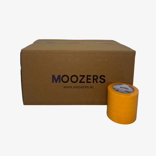 DOOS MOOZERS | 36 Rollen | Washi | Schilderstape geel | 19mm x 50m