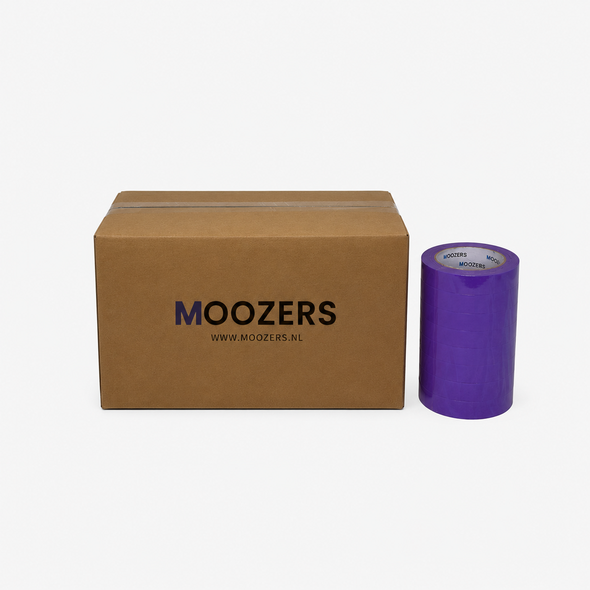 DOOS MOOZERS® - 36 Rollen - Washi - Schilderstape paars - 24mm x 50m
