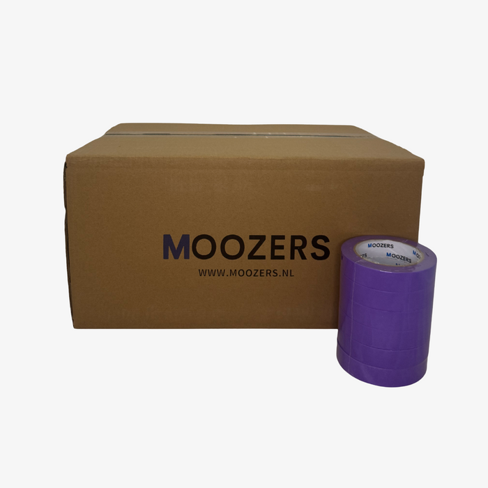 DOOS MOOZERS® 72 Rollen Washi Schilderstape paars 24mm x 50m