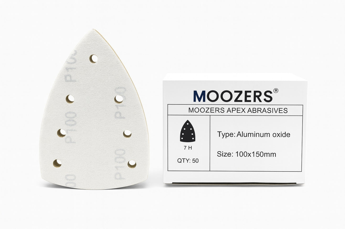 MOOZERS Apex Abrasives - P100 - 100x150MM - Schuurpapier - 50 stuks