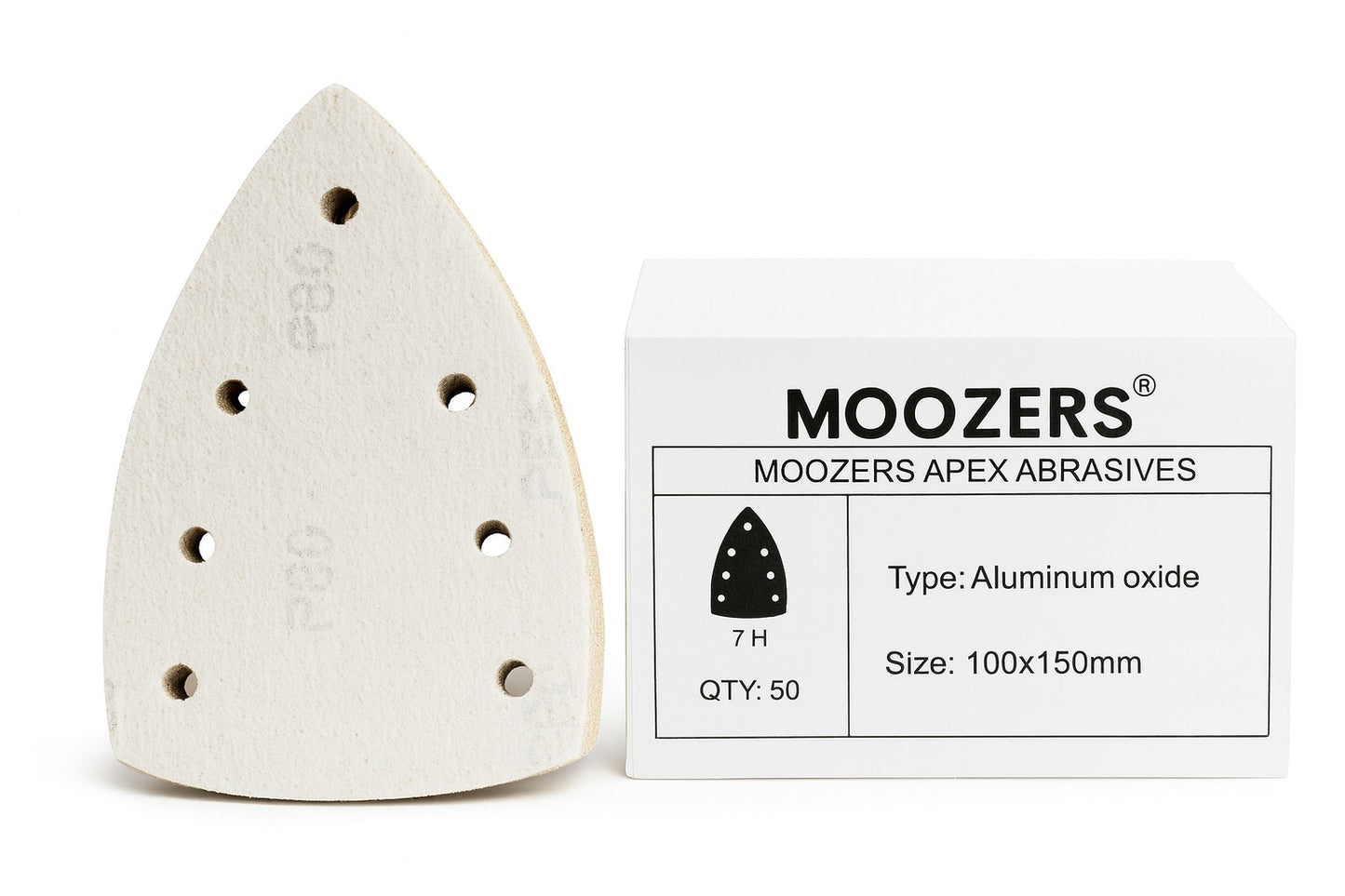 MOOZERS Apex Abrasives - P80 - 100x150MM - Schuurpapier - 50 stuks