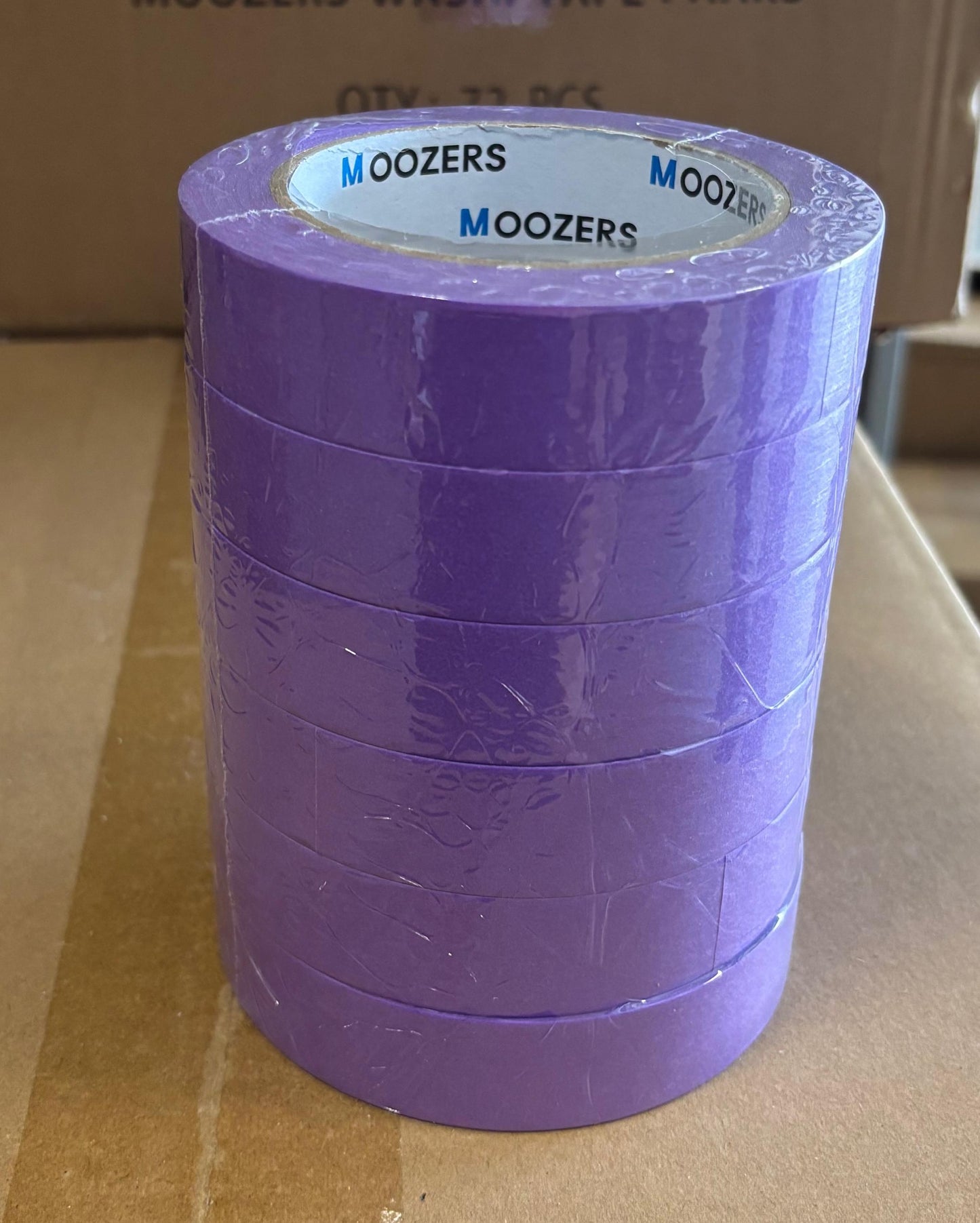 DOOS MOOZERS | 36 Rollen | Washi | Schilderstape paars | 24mm x 50m